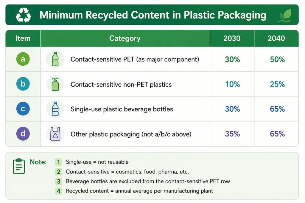 recycled content